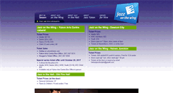 Desktop Screenshot of jazzyukon.ca